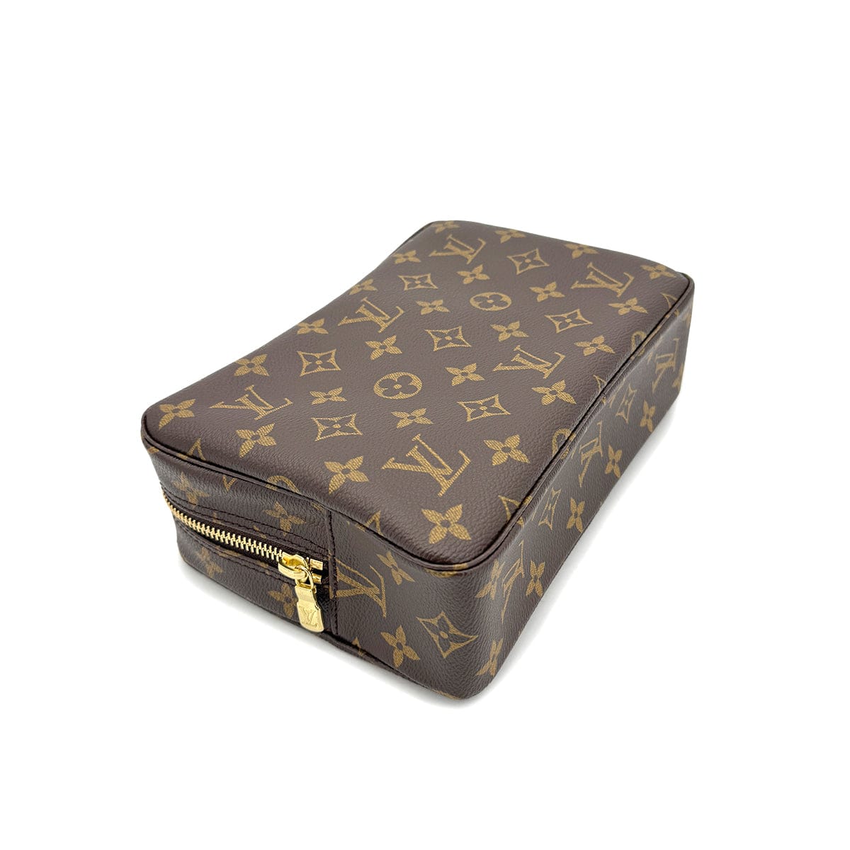 Luxury Promise Japan LOUIS VUITTON MONOGRAM TROUSSE TOILETTE 23 CLUTCH BAG BROWN M47524 90298711