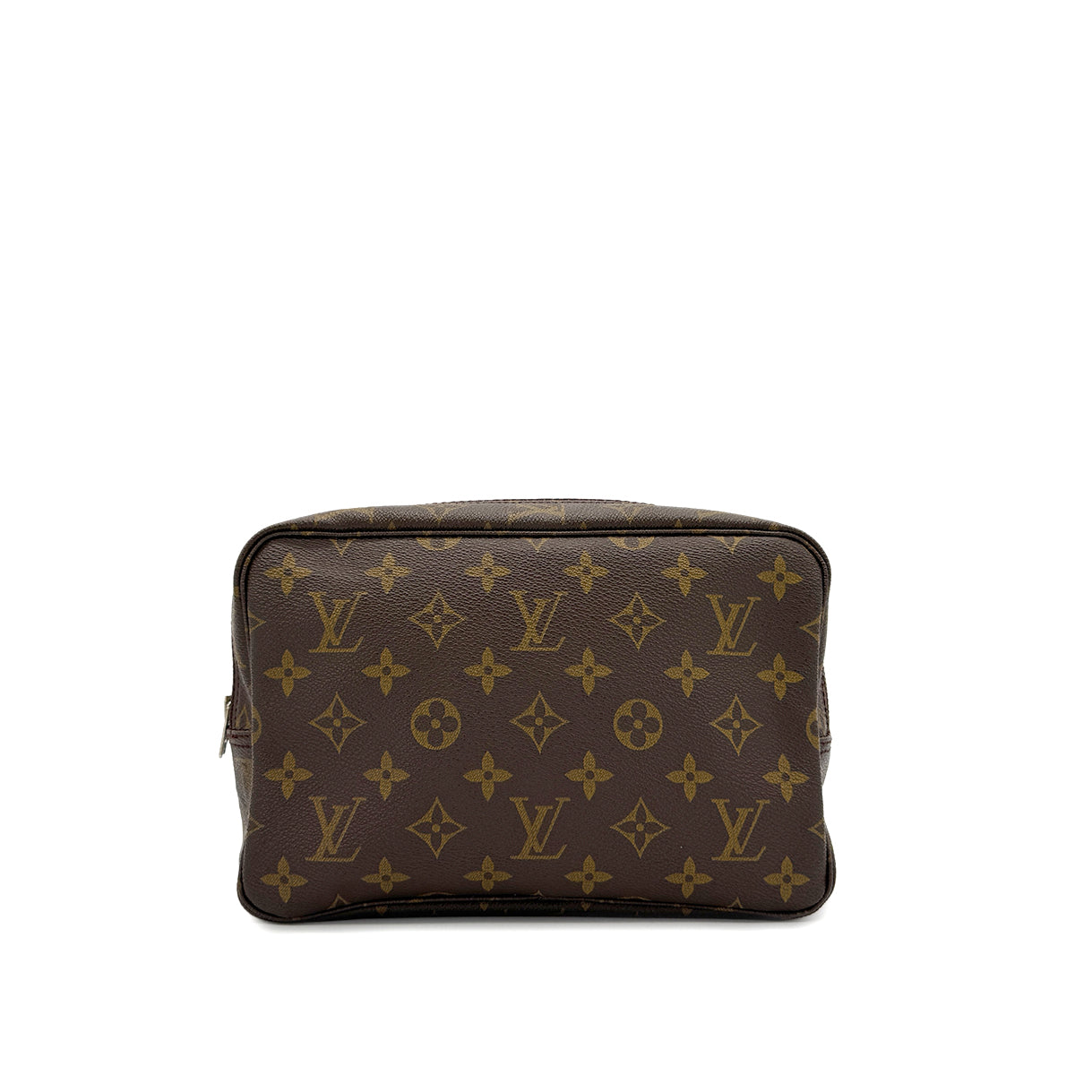 Luxury Promise Japan LOUIS VUITTON MONOGRAM TROUSSE TOILETTE 23 CLUTCH BAG BROWN M47524 90299070