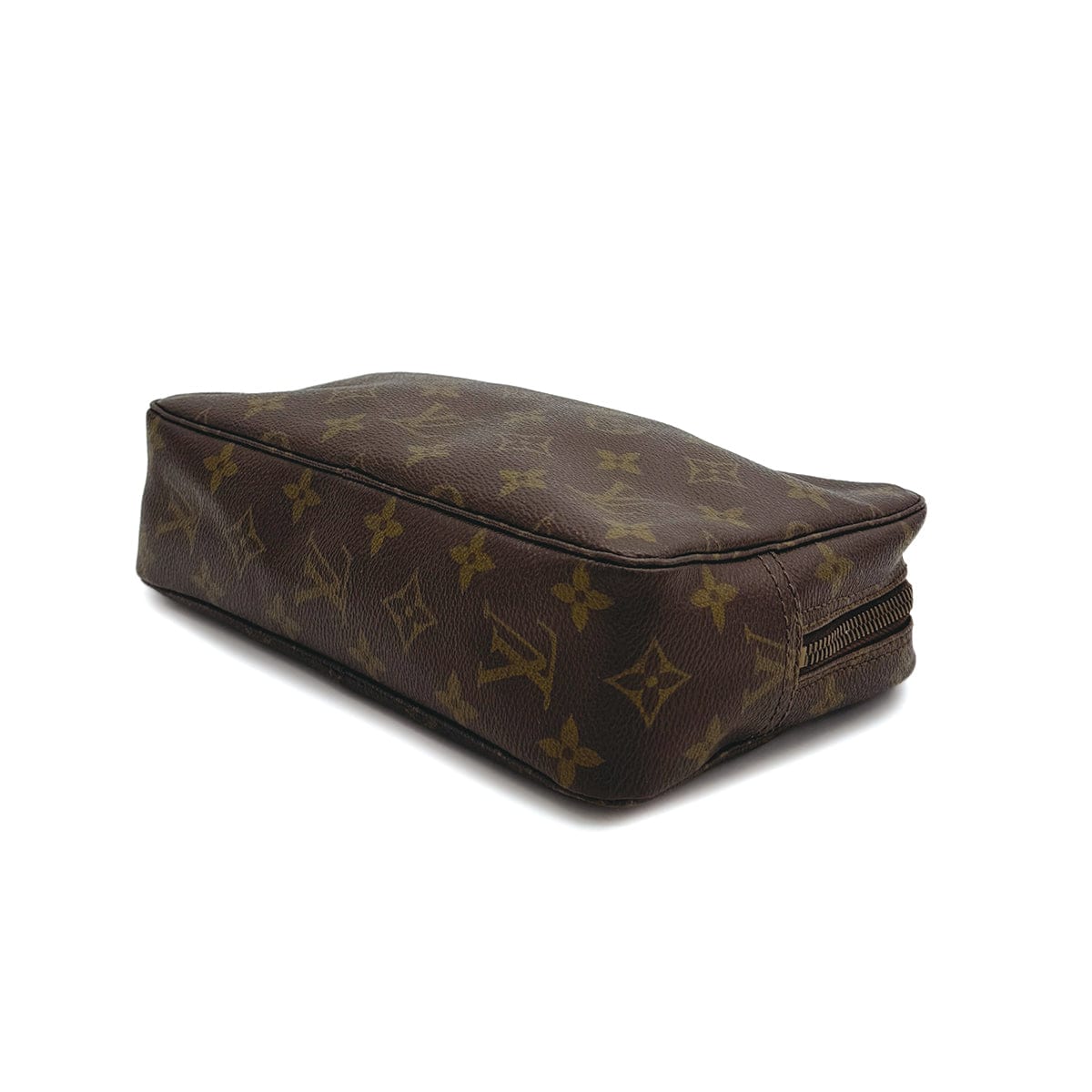 Luxury Promise Japan LOUIS VUITTON MONOGRAM TROUSSE TOILETTE 23 CLUTCH BAG BROWN M47524 90312580