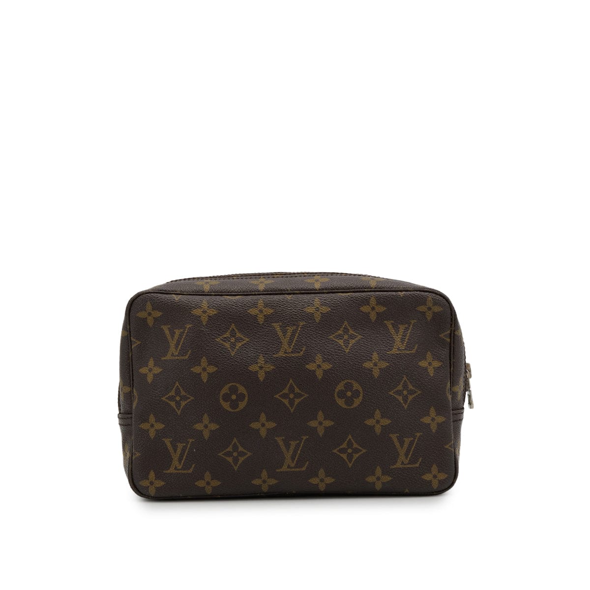 Luxury Promise Japan LOUIS VUITTON MONOGRAM TROUSSE TOILETTE 23 CLUTCH BAG BROWN M47524 90313319