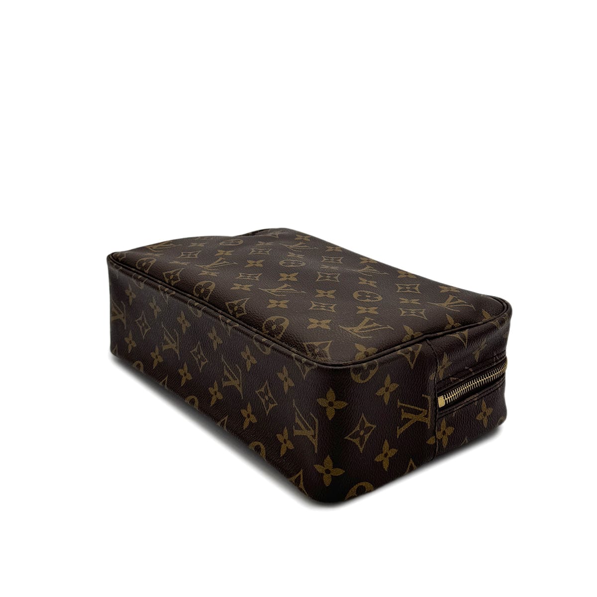 Luxury Promise Japan LOUIS VUITTON MONOGRAM TROUSSE TOILETTE 28 CLUTCH BAG BROWN M47522 90299059