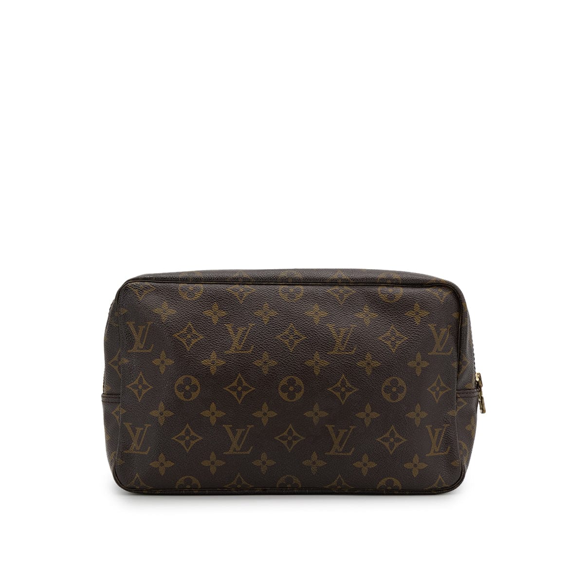 Luxury Promise Japan LOUIS VUITTON MONOGRAM TROUSSE TOILETTE 28 CLUTCH BAG BROWN M47522 90313307