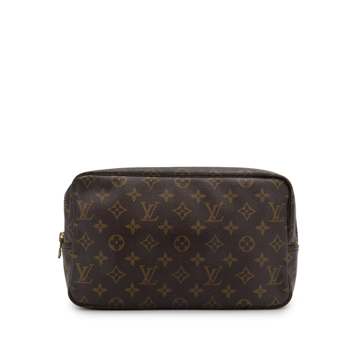 Luxury Promise Japan LOUIS VUITTON MONOGRAM TROUSSE TOILETTE 28 CLUTCH BAG BROWN M47522 90313307