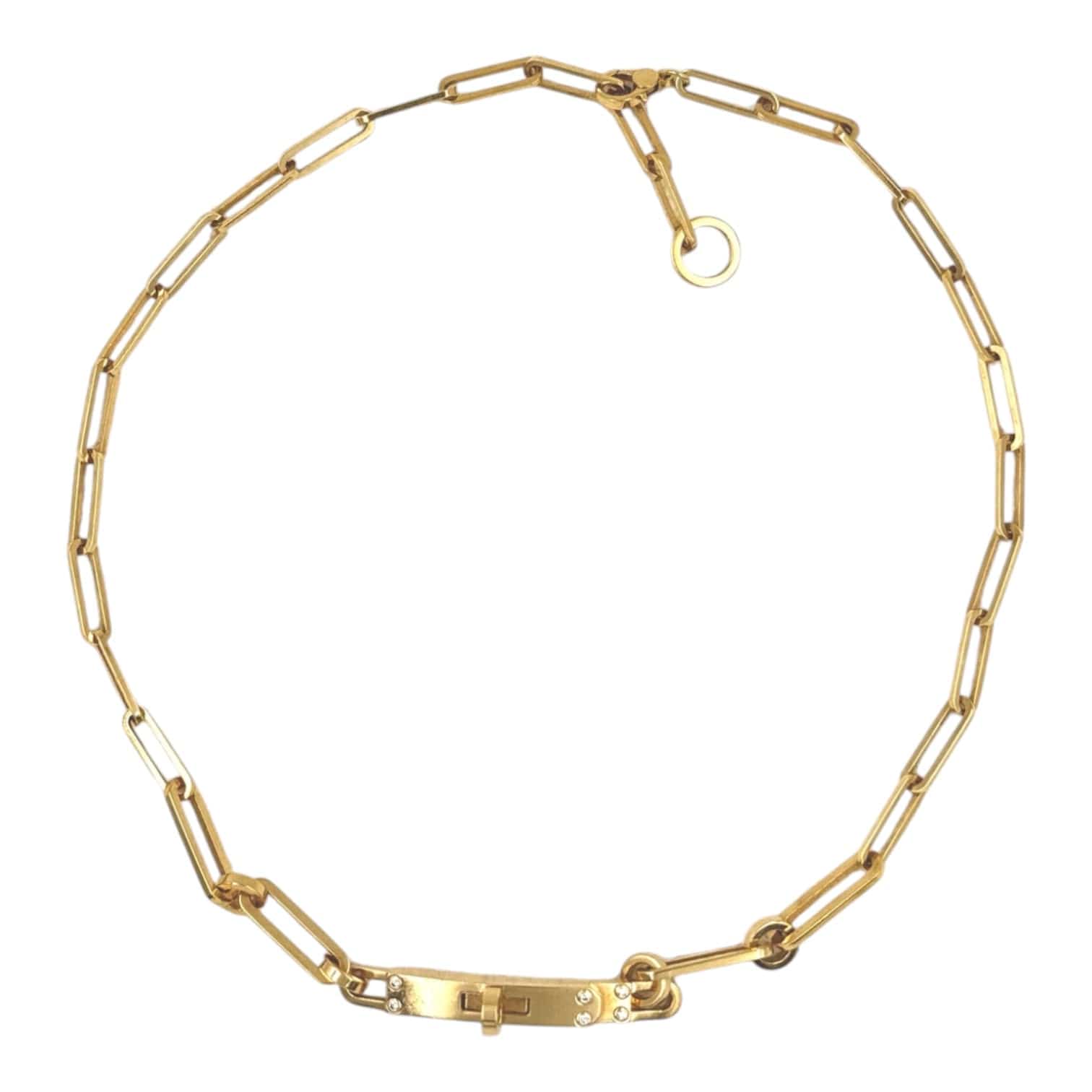 Luxury Promise Japan Hermes Chaine D’ancre Yellow Gold