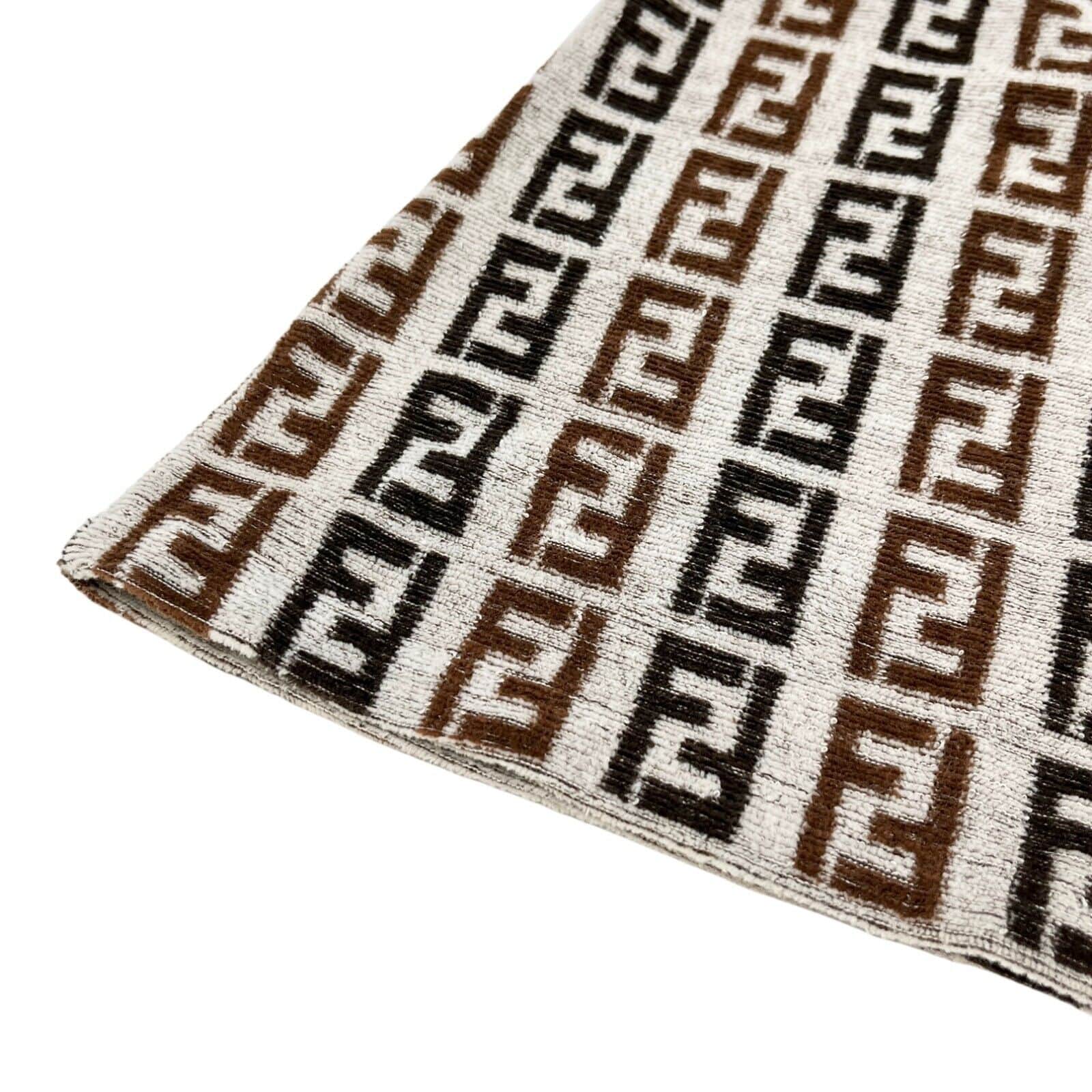 Luxury Promise Japan FENDI Vintage Zucca Monogram Cropped Top Mini Skirt Set #40 Brown Rank AB