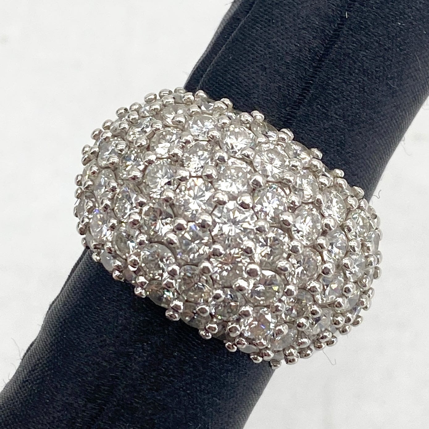 Luxury Promise Japan Pt900 Diamond Ring D6.25 29g US10 54028