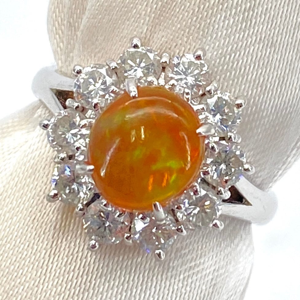 Luxury Promise Japan Ring   Opal 0.93  Diamond 0.76 7 g 2700041238414