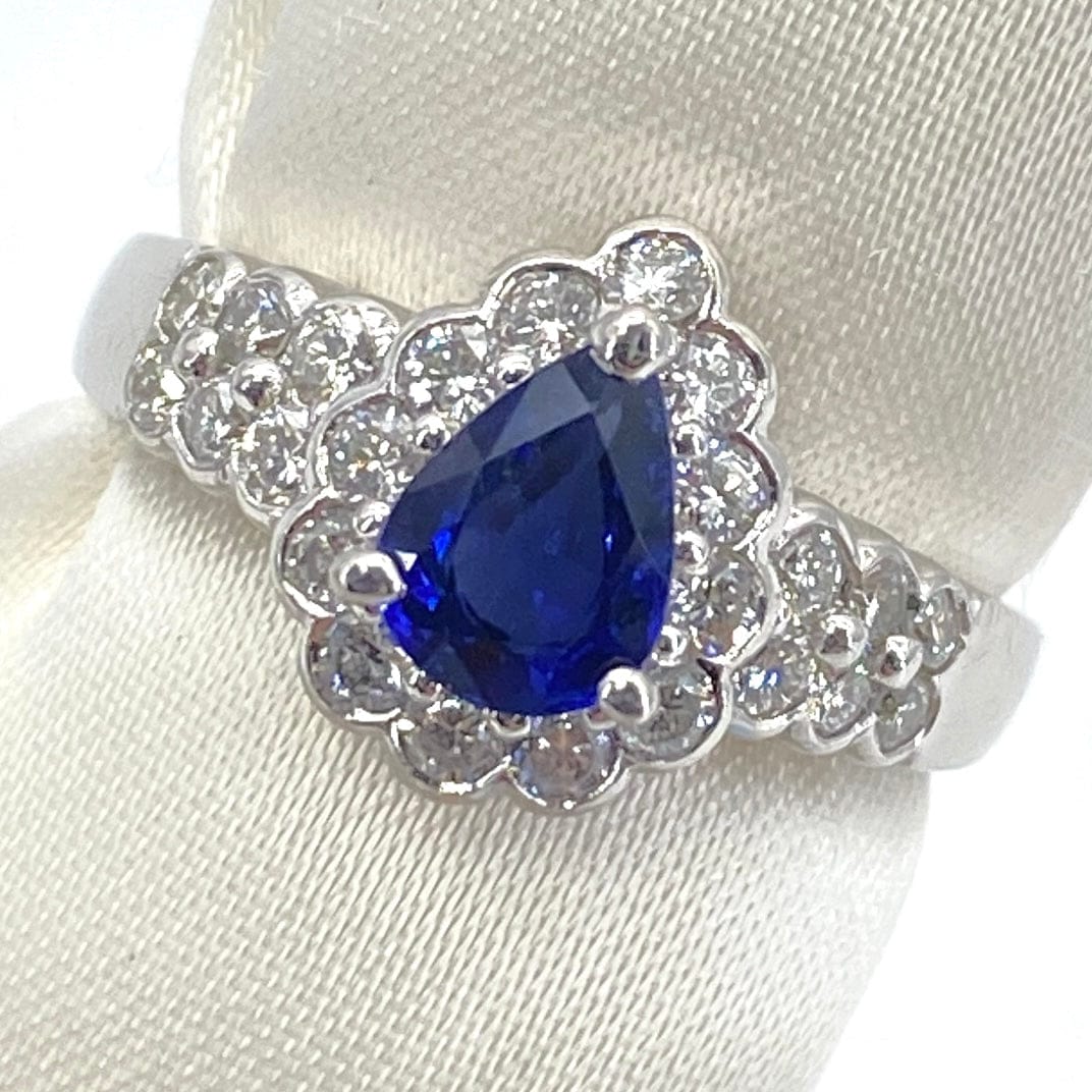 Luxury Promise Japan Ring   Sapphire 0.63  Diamond 0.48 5 g 2700040846450