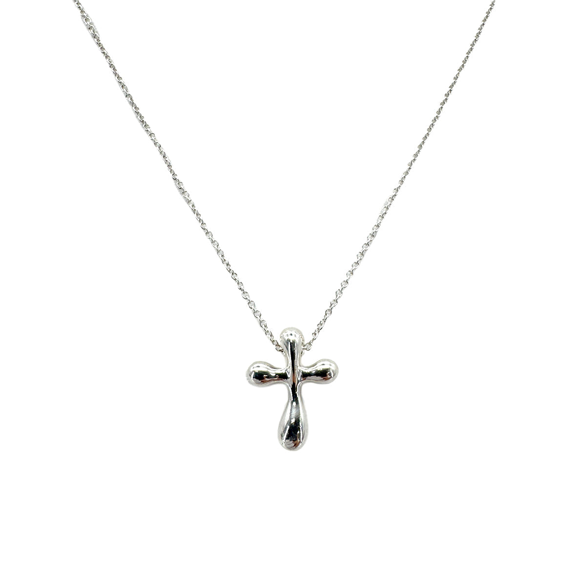 Luxury Promise Japan TIFFANY&Co. NECKLACE CROSS SILVER925 ACCESSORY 90291912