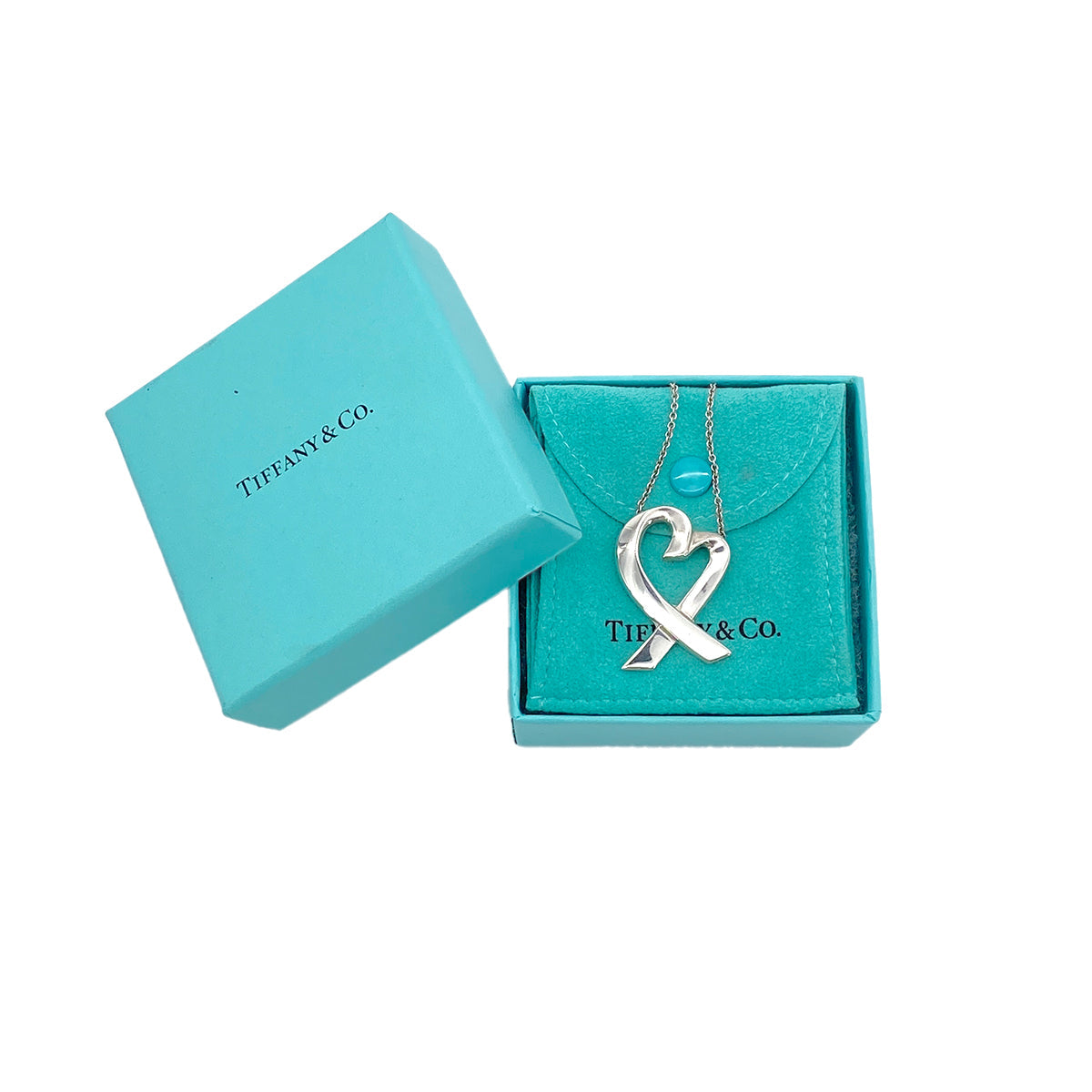 Luxury Promise Japan TIFFANY&CO. NECKLACE LOVING HEART LARGE PALOMA PICASSO SILVER925 ACCESSORY 90295756