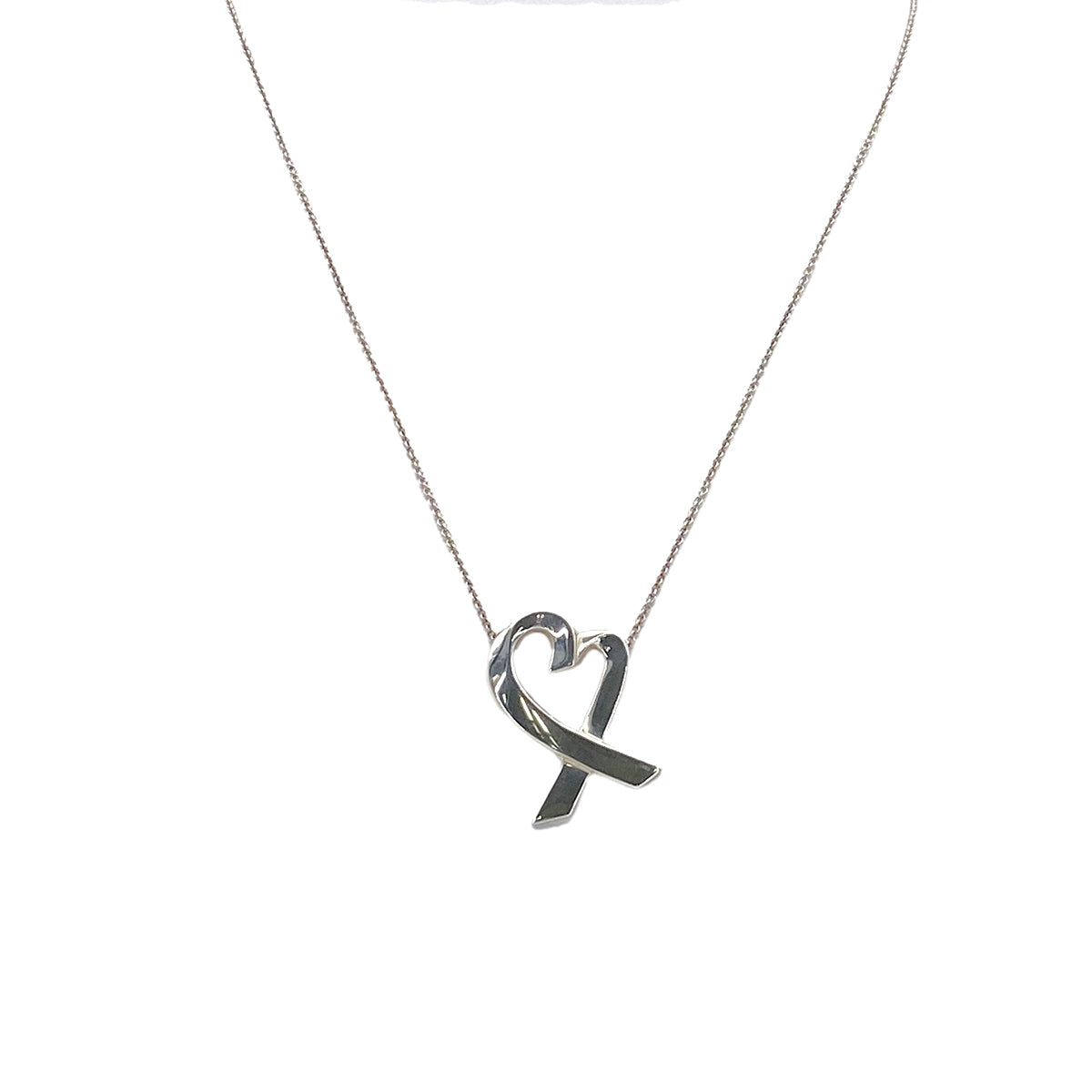 Luxury Promise Japan TIFFANY&CO. NECKLACE LOVING HEART LARGE PALOMA PICASSO SILVER925 ACCESSORY 90295756
