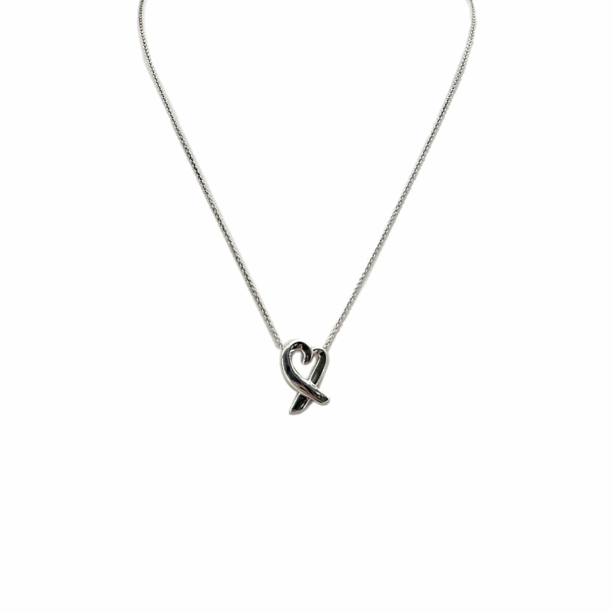 Luxury Promise Japan TIFFANY&CO. NECKLACE LOVING HEART PALOMA PICASSO SILVER925 ACCESSORY 90292072