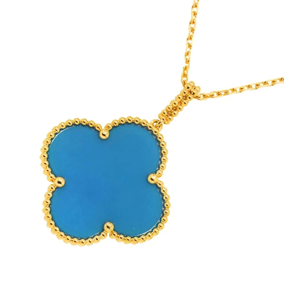 Luxury Promise Japan Van Cleef Arpels Magic Alhambra Agate Necklace 18K YG 750 90286988