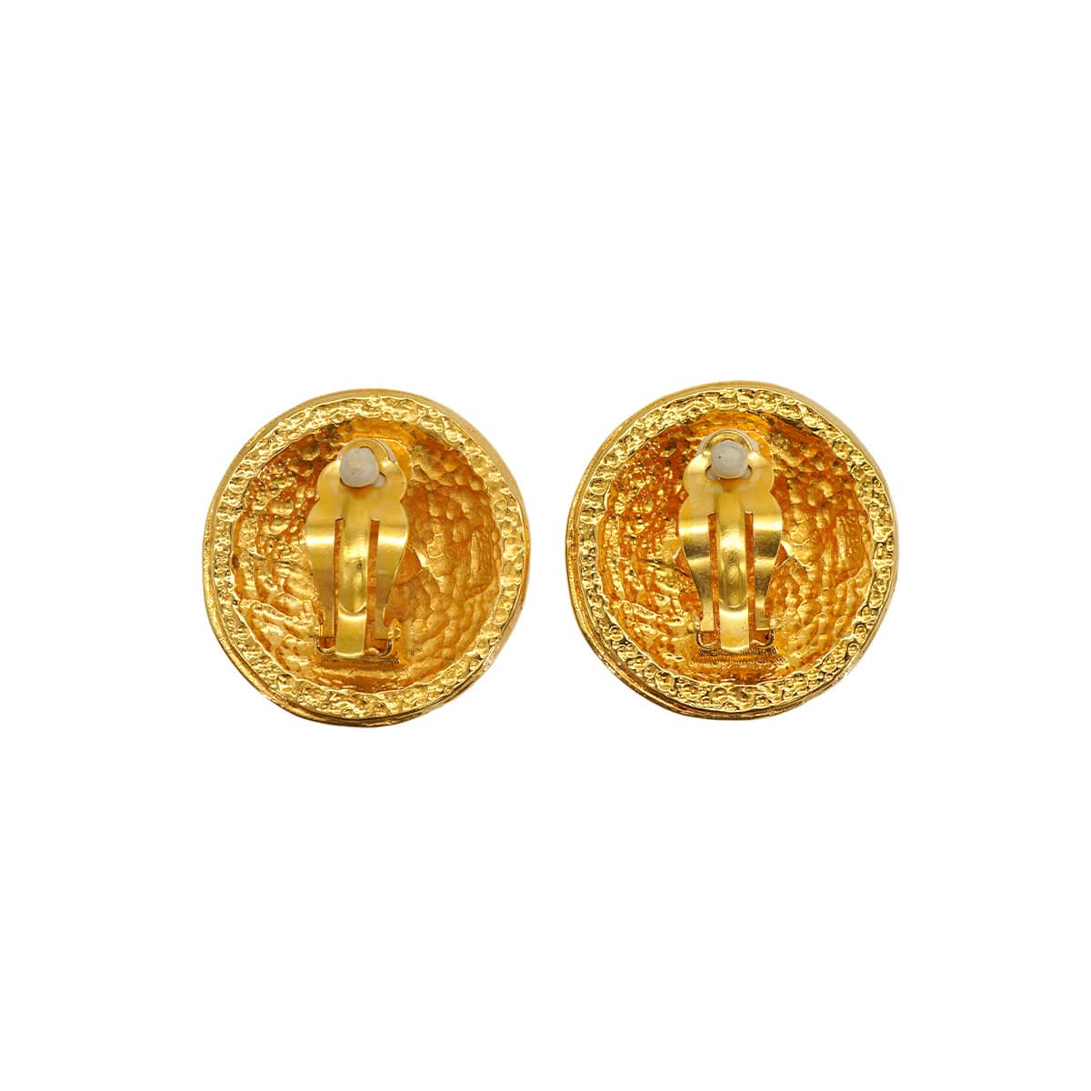 Luxury Promise Japan VINTAGE CHANEL 31 RUE CAMBON EARRINGS ROUND COCOMARK ACCESSORY 90335048