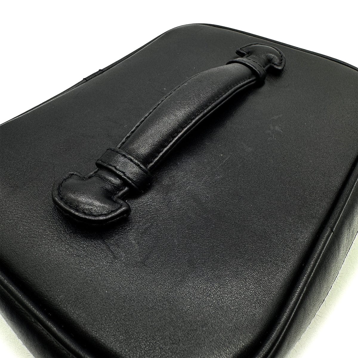 Luxury Promise Japan VINTAGE CHANEL BICOLORE VANITY HAND BAG BLACK LAMB SKIN 90316892