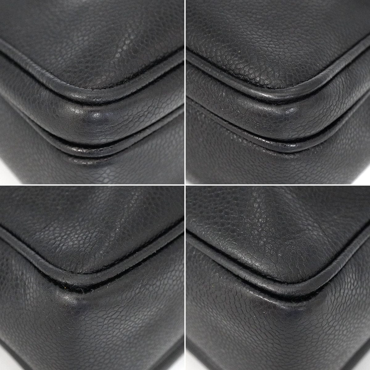 Luxury Promise Japan VINTAGE CHANEL BIG COCO CHAIN SHOULDER BAG BLACK CAVIAR SKIN GOLD HARDWARE 90335286