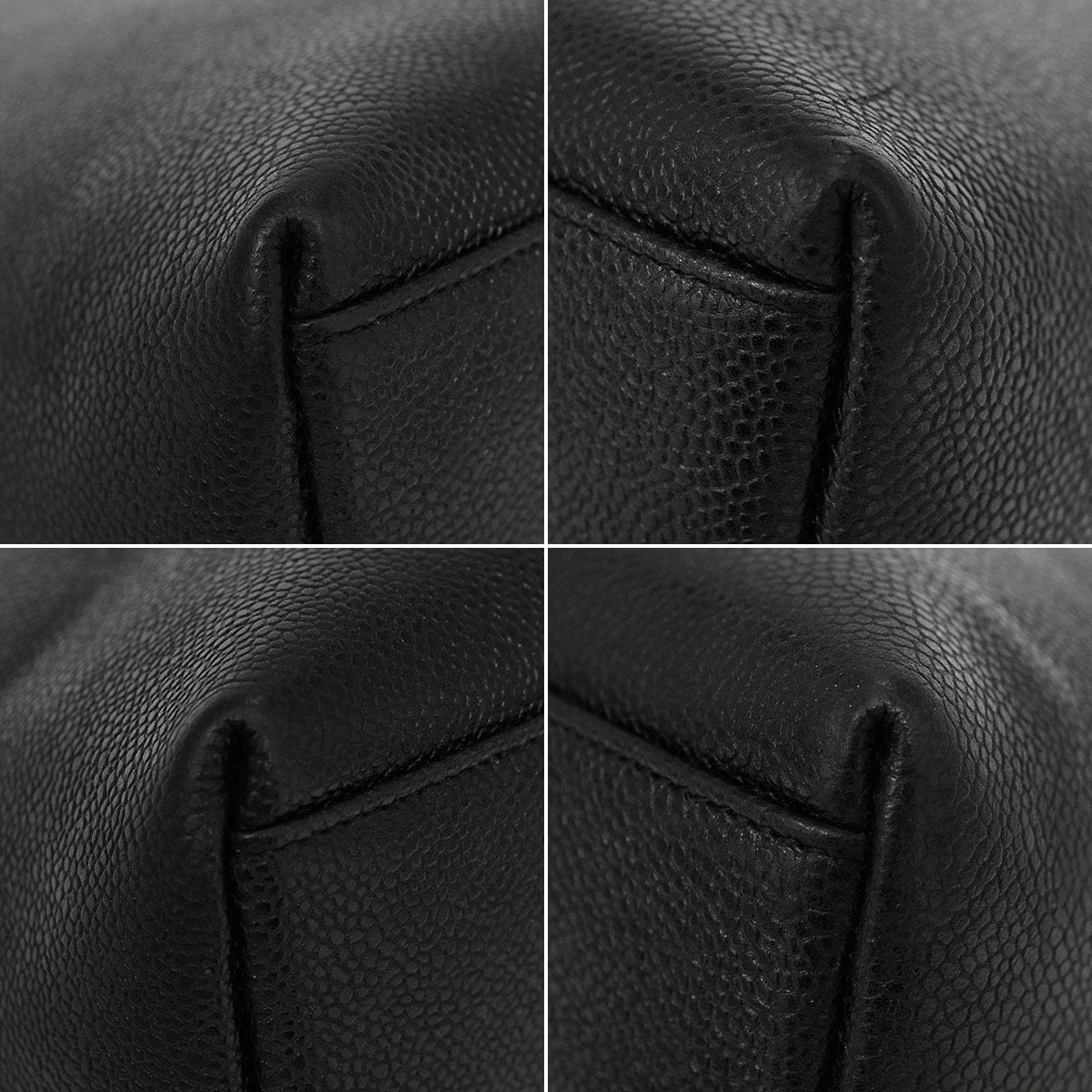 Luxury Promise Japan VINTAGE CHANEL BIG COCO CHAIN SHOULDER BAG BLACK CAVIAR SKIN GOLD HARDWARE 90335304