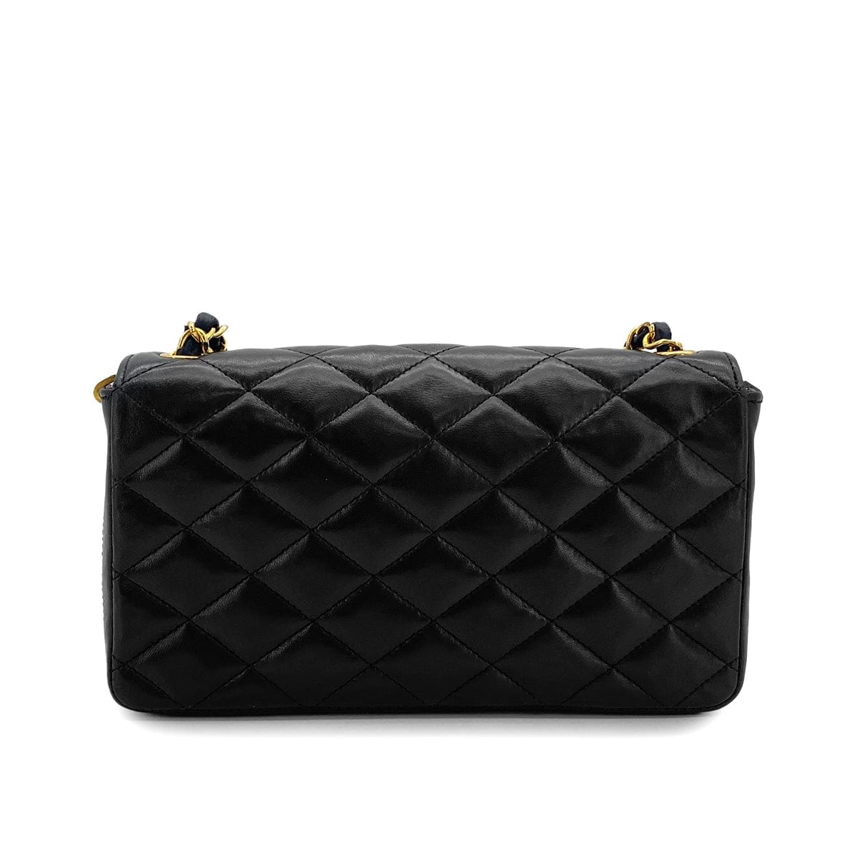 Luxury Promise Japan VINTAGE CHANEL BIG COCO MATELASSE CHAIN SHOULDER BAG BLACK LAMB SKIN GOLD HARDWARE 90315874
