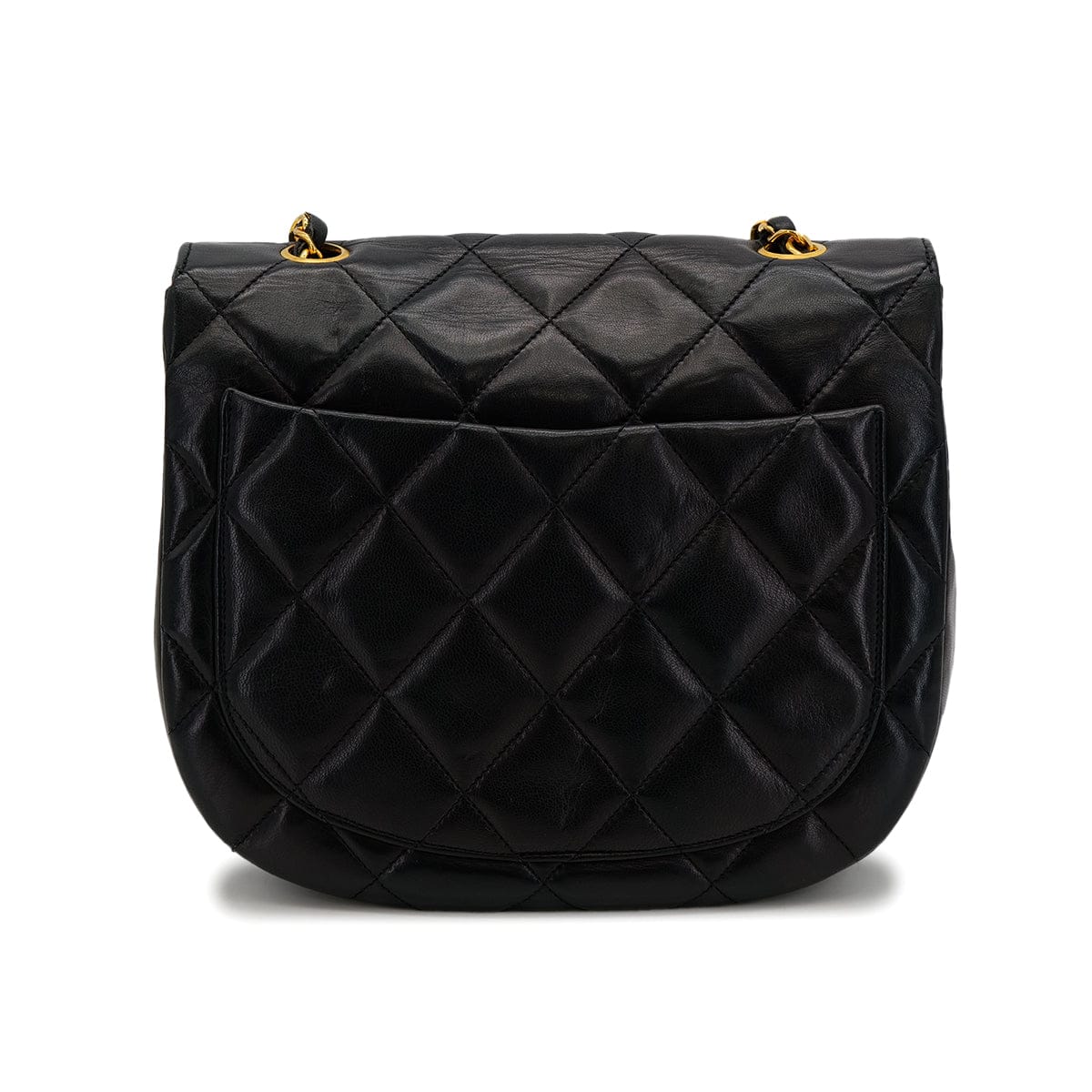 Luxury Promise Japan VINTAGE CHANEL BIG COCO MATELASSE CHAIN SHOULDER BAG BLACK LAMB SKIN GOLD HARDWARE 90324132