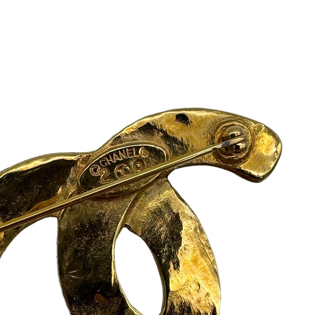 Luxury Promise Japan VINTAGE CHANEL BROOCH COCOMARK GOLD ACCESSORY 29 90320161