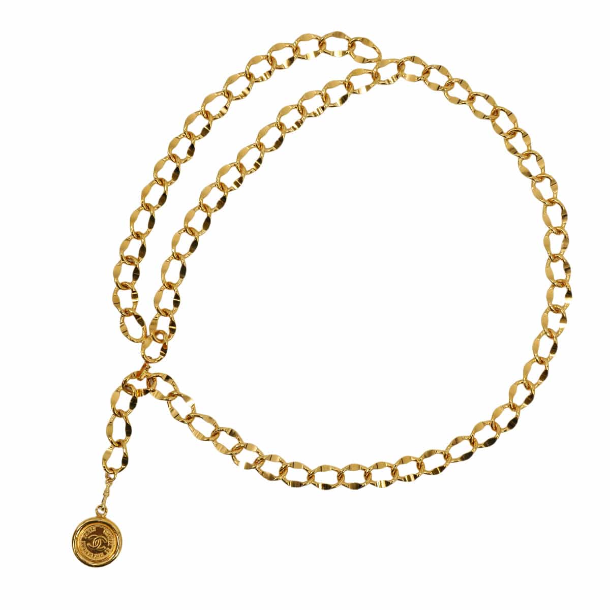 Luxury Promise Japan VINTAGE CHANEL CHAIN BELT COCOMARK GOLD ACCESSORY 90321105