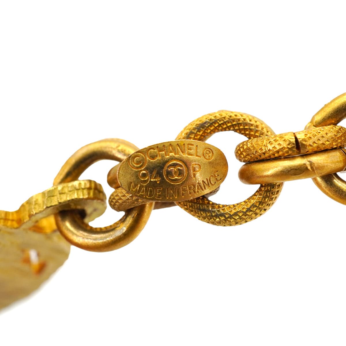 Luxury Promise Japan VINTAGE CHANEL CHAIN BELT COCOMARK GOLD ACCESSORY 94P 90335005