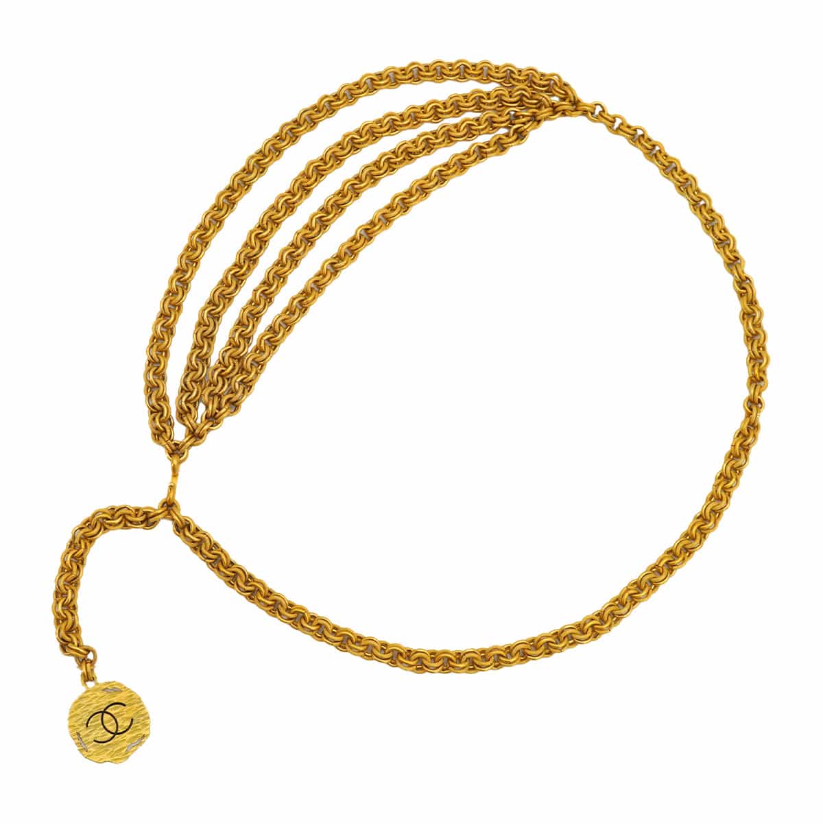 Luxury Promise Japan VINTAGE CHANEL CHAIN BELT COCOMARK GOLD ACCESSORY 94P 90335005