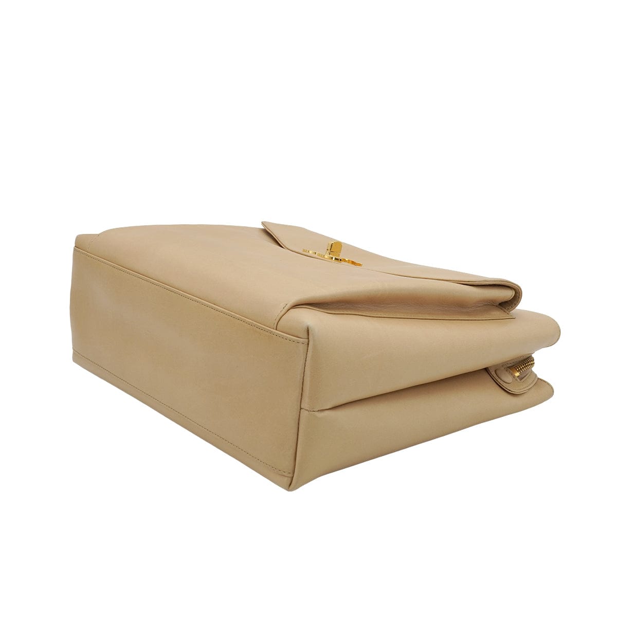 Luxury Promise Japan VINTAGE CHANEL CHAIN SHOULDER BAG BEIGE LAMB SKIN GOLD HARDWARE 90331862
