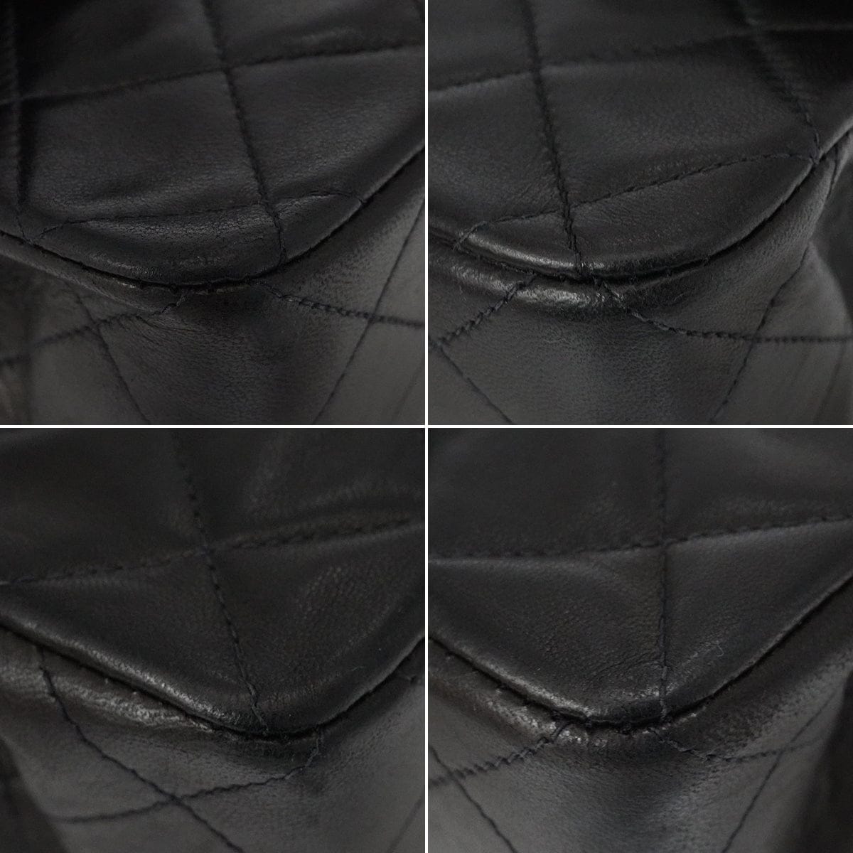Luxury Promise Japan VINTAGE CHANEL CLASSIC FLAP SMALL CHAIN SHOULDER BAG BLACK LAMB SKIN GOLD HARDWARE 90344371