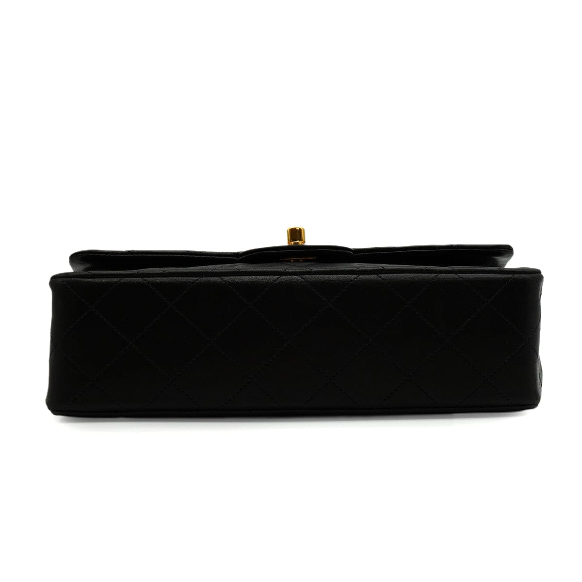 Luxury Promise Japan VINTAGE CHANEL CLASSIC FLAP SMALL CHAIN SHOULDER BAG BLACK LAMB SKIN GOLD HARDWARE 90344371