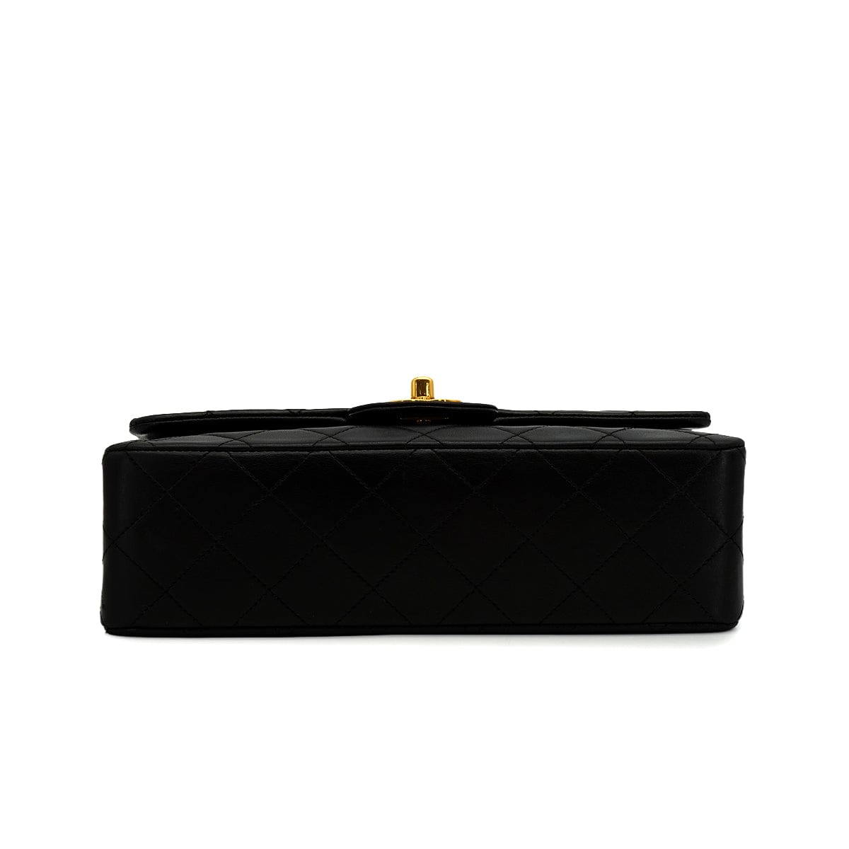 Luxury Promise Japan VINTAGE CHANEL CLASSIC FLAP SMALL CHAIN SHOULDER BAG BLACK LAMB SKIN GOLD HARDWARE 90345507