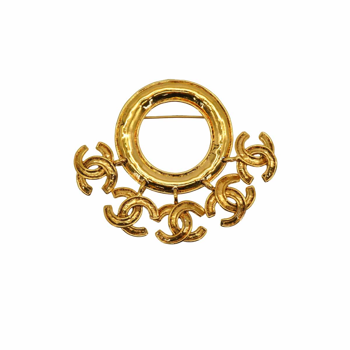 Luxury Promise Japan VINTAGE CHANEL COCOMARK BROOCH GOLD ACCESSORY 94P 90334888