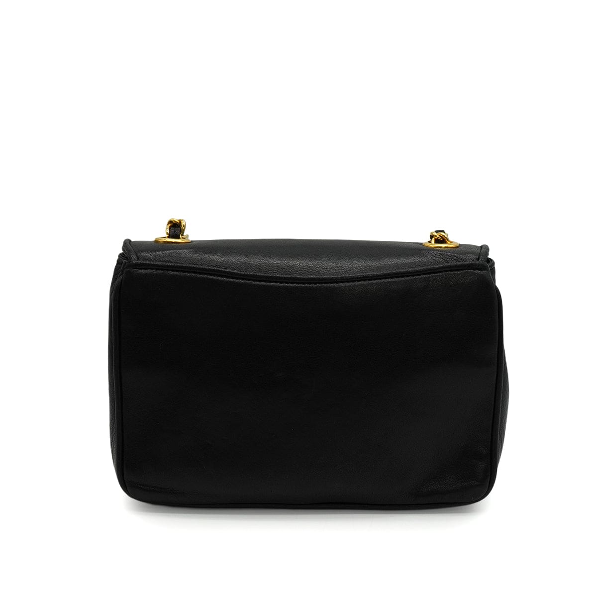 Luxury Promise Japan VINTAGE CHANEL COCOMARK CHAIN SHUOLDER BAG BLACK LAMB SKIN GOLD HARDWARE 90344063