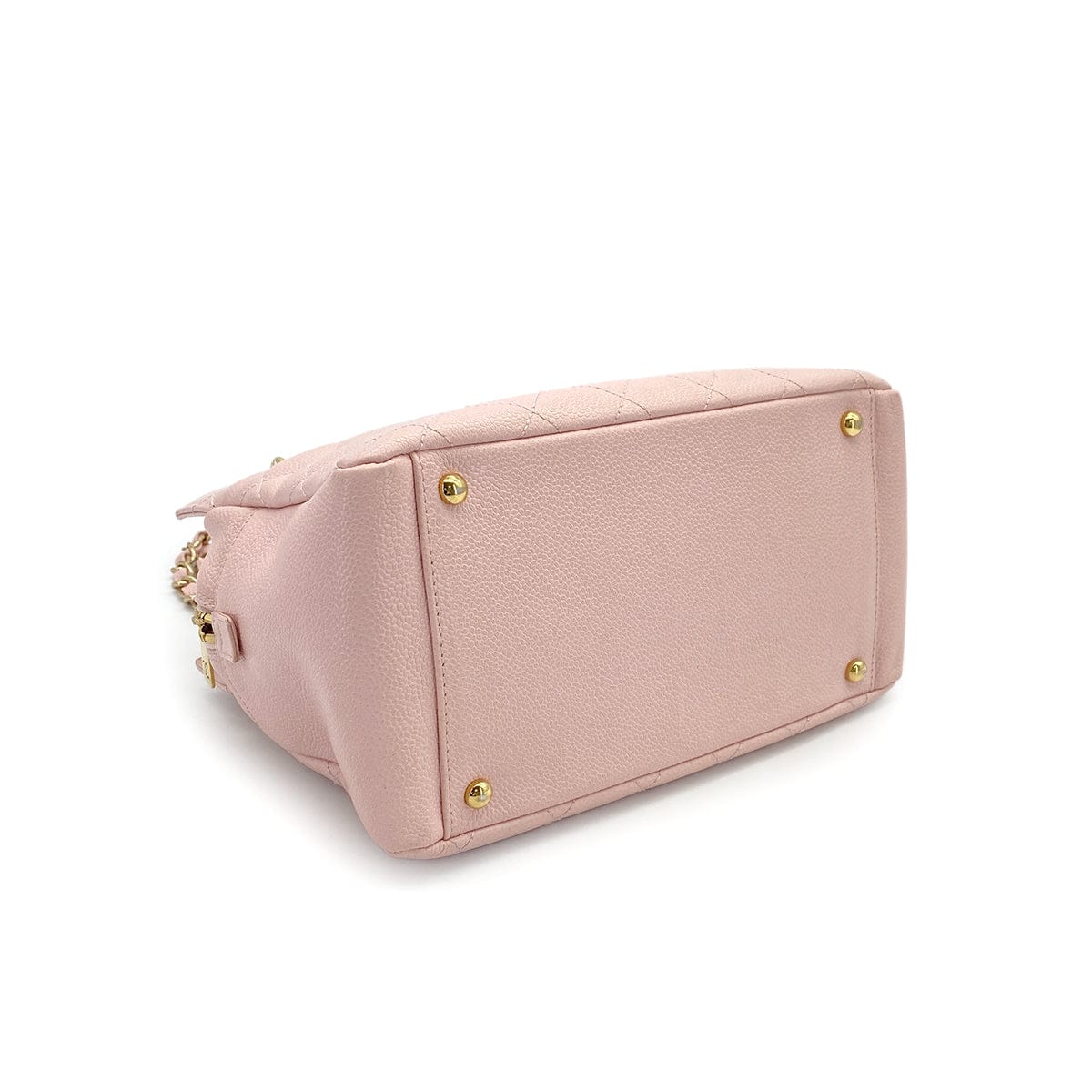 Luxury promise Japan VINTAGE CHANEL COCOMARK CHAIN TOTE BAG LIGHT PINK CAVIAR SKIN GOLD HARDWARE  90321763