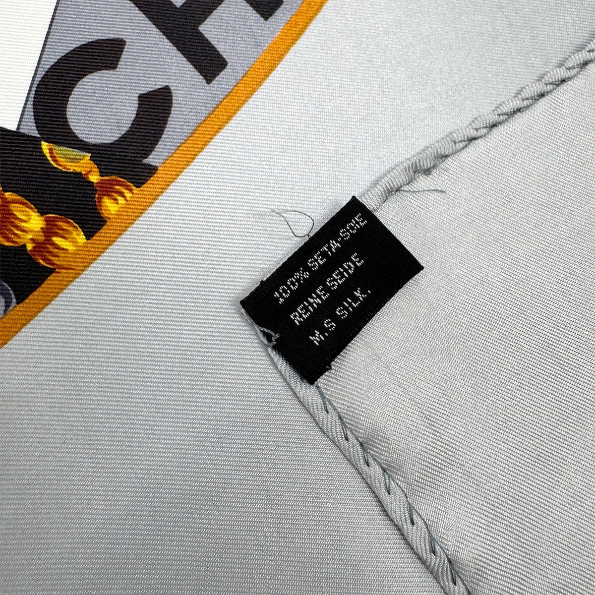 Luxury Promise Japan VINTAGE CHANEL COCOMARK JEWELRY PATTERN SCARF MULTICOLOR SILK 90323158