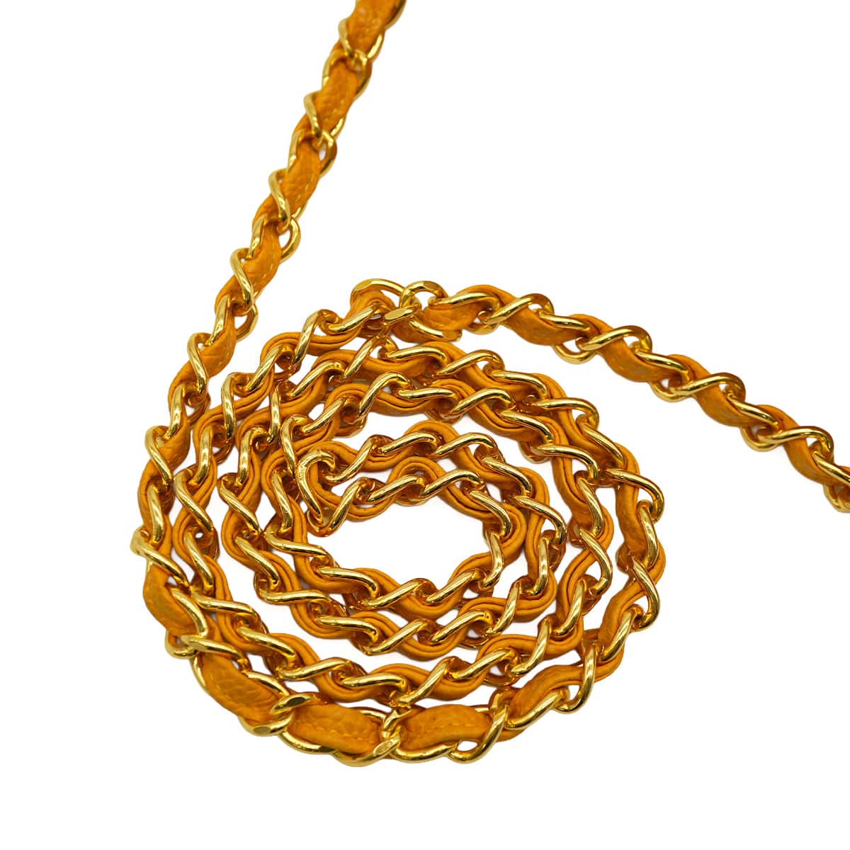 Luxury Promise Japan VINTAGE CHANEL COCOMARK MATELASSE CHAIN SHOULDER BAG ORANGE CAVIAR SKIN GOLD HARDWARE 90346100