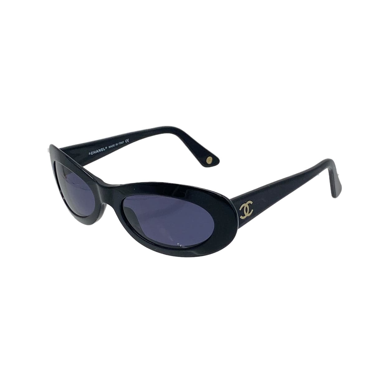 Luxury promise Japan VINTAGE CHANEL COCOMARK SUNGLASSES BLACK EYEWEAR 90326230