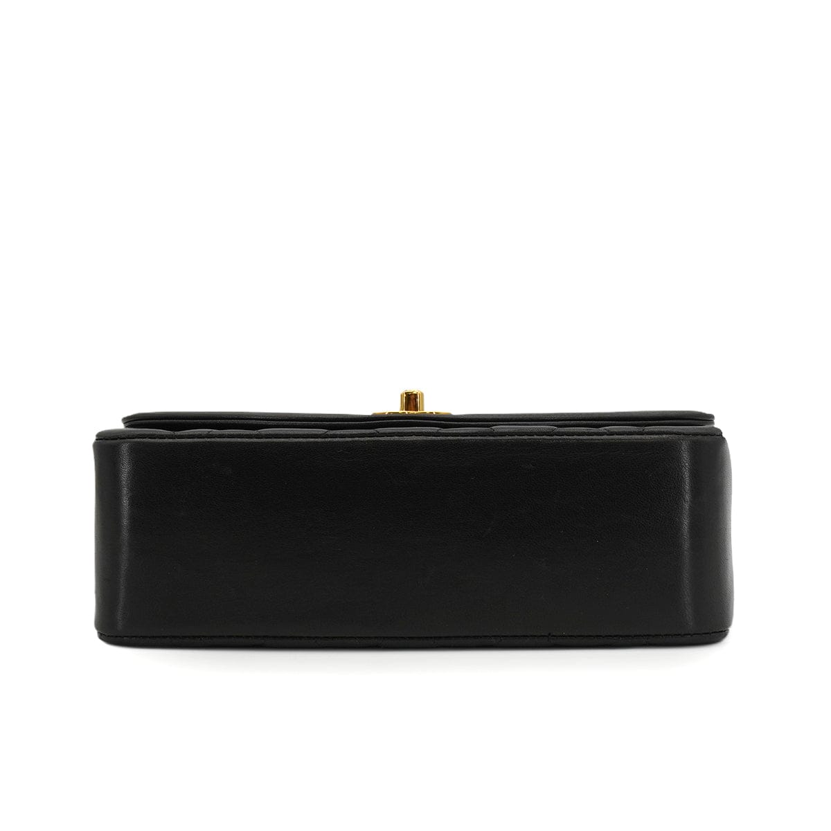 Luxury Promise Japan VINTAGE CHANEL DIANA SMALL CHAIN SHOULDER BAG BLACK LAMB SKIN GOLD HARDWARE 90343859