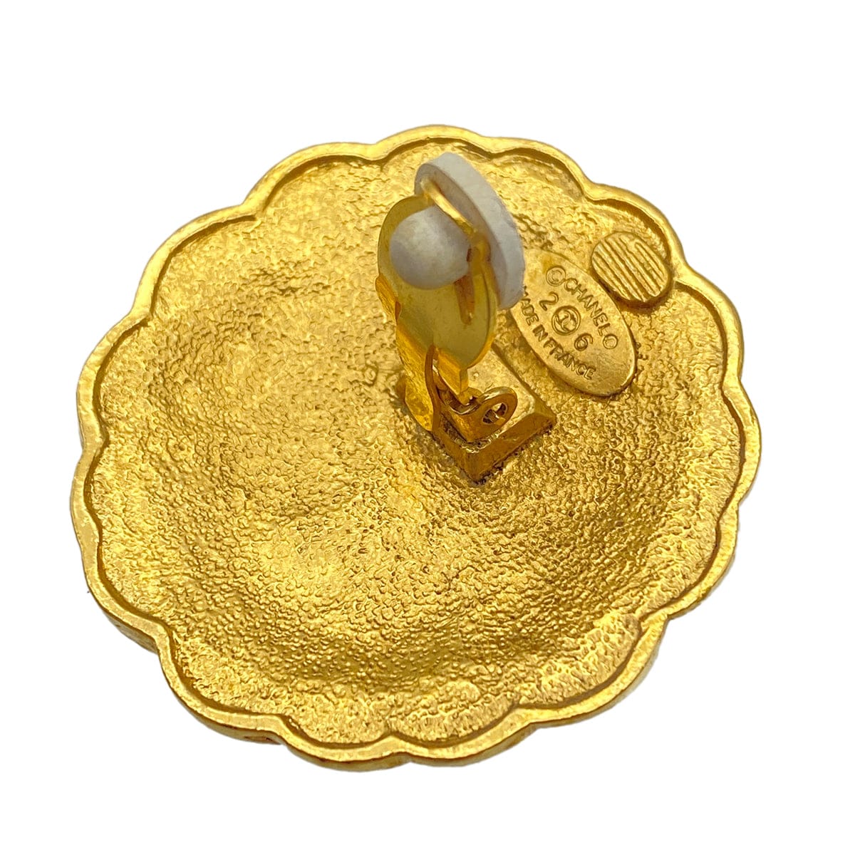 Luxury Promise Japan VINTAGE CHANEL EARRINGS CAMELLIA COCOMARK ACCESSORY 26 90325361