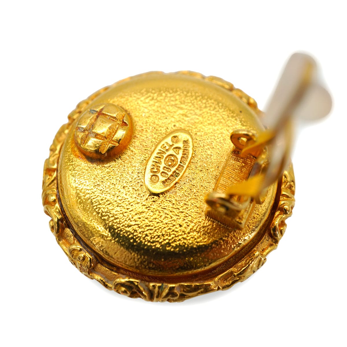 Luxury Promise Japan VINTAGE CHANEL EARRINGS COCOMARK FAUX PEARL ACCESSORY 93A 90335025