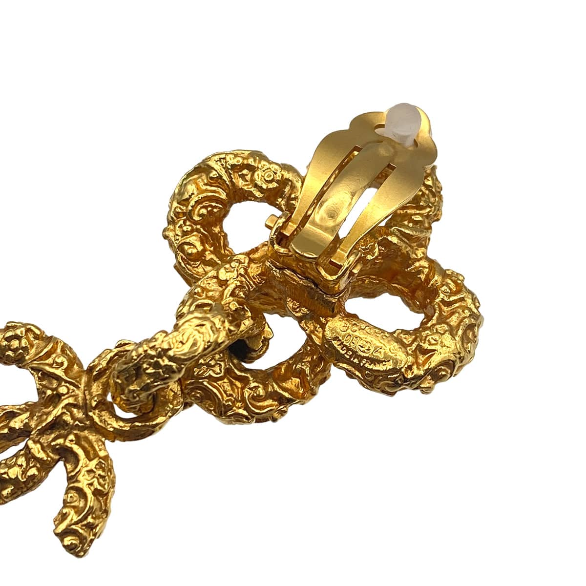 Luxury Promise Japan VINTAGE CHANEL EARRINGS COCOMARK GOLD ACCESSORY 93A 90312590