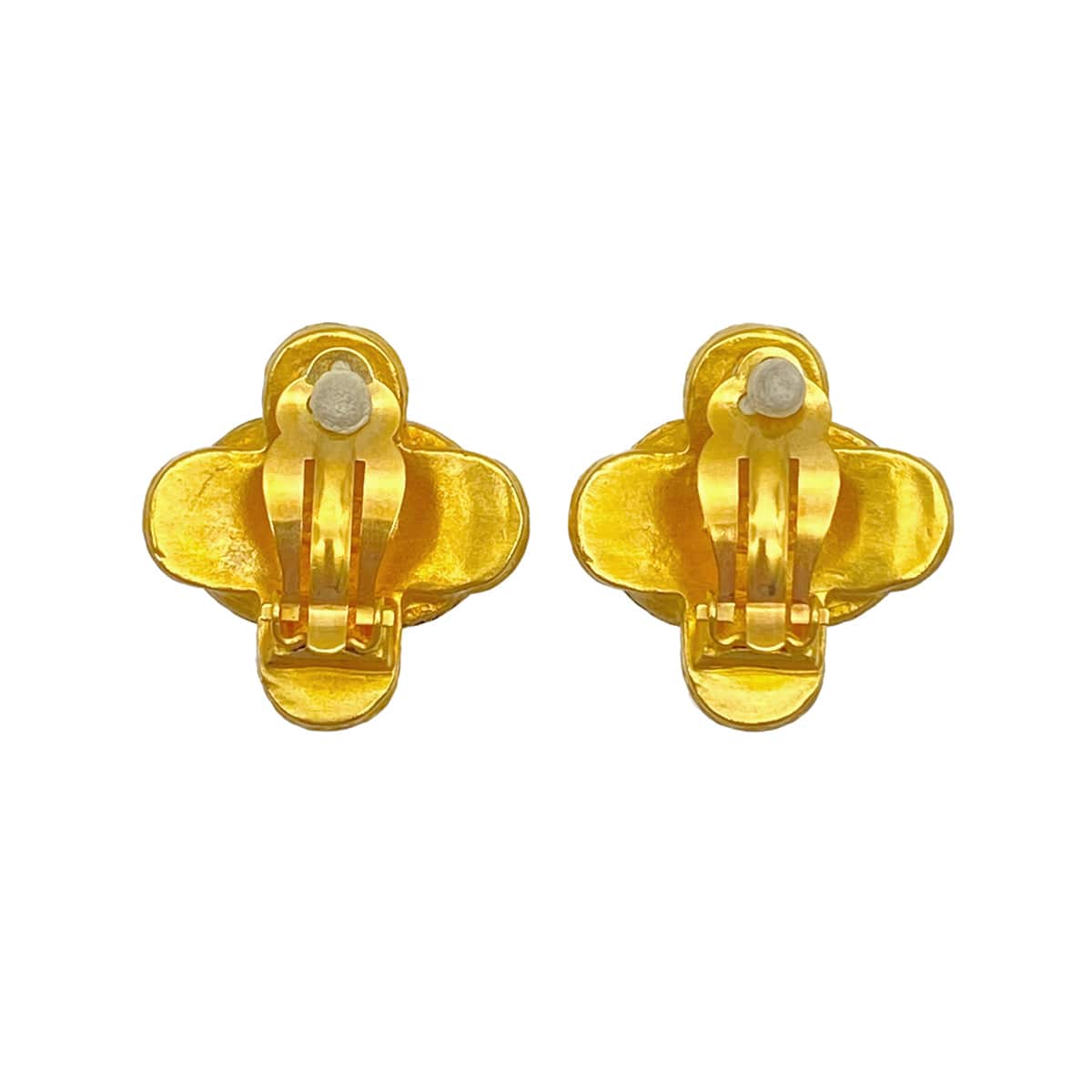 Luxury Promise Japan VINTAGE CHANEL EARRINGS COCOMARK GOLD ACCESSORY 94A 90325292