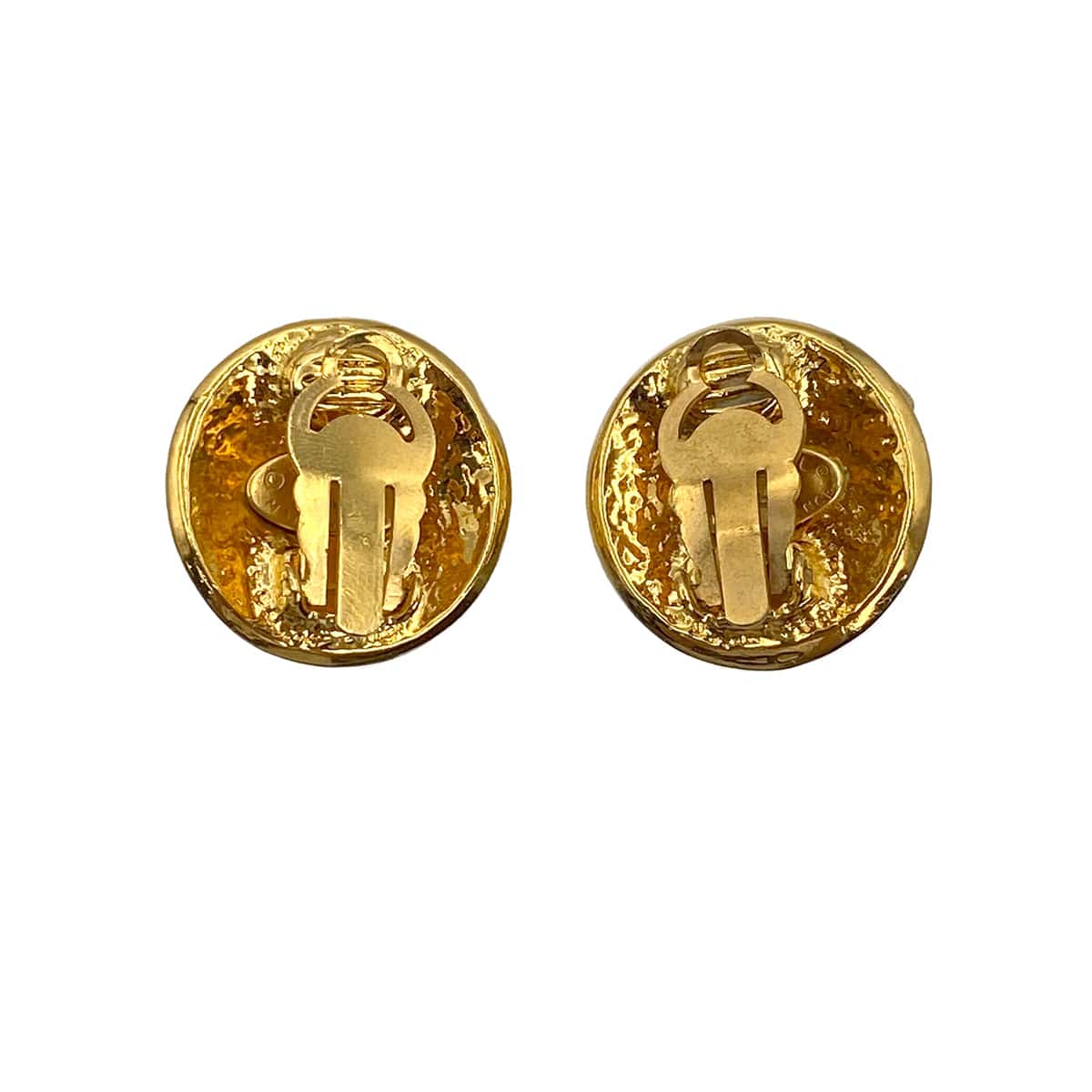 Luxury Promise Japan VINTAGE CHANEL EARRINGS COCOMARK GOLD ACCESSORY 94P 90321027