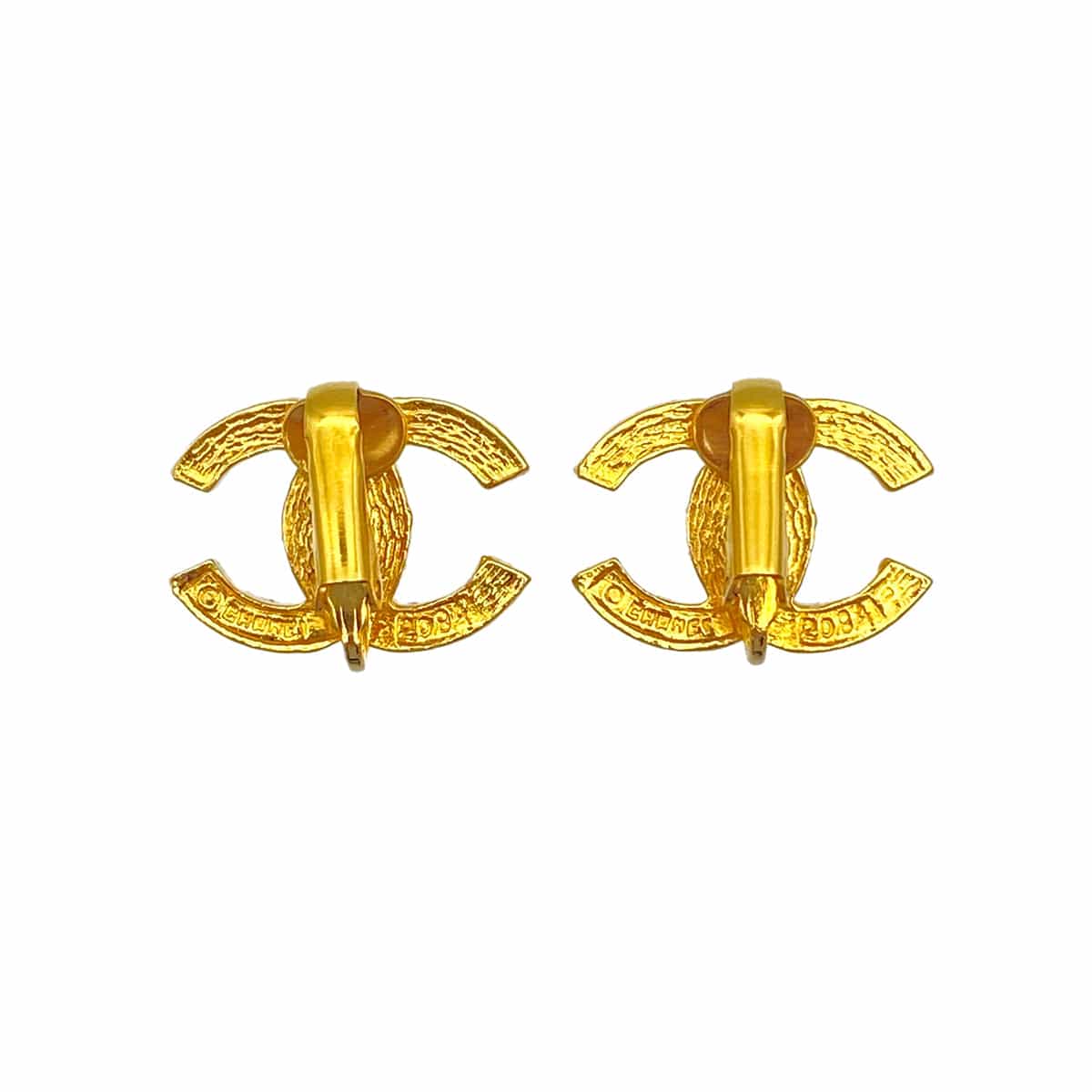 Luxury Promise Japan VINTAGE CHANEL EARRINGS COCOMARK RHINESTONE ACCESSORY 90325363