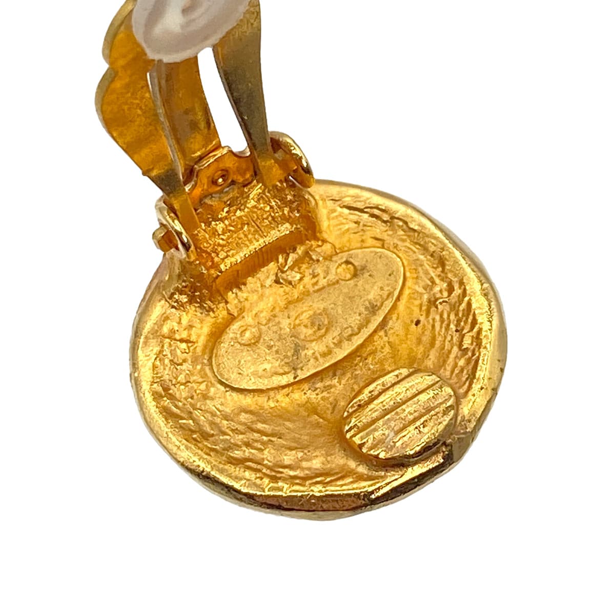 Luxury Promise Japan VINTAGE CHANEL EARRINGS ROUND 31 RUE CAMBON GOLD ACCESSORY 90321096