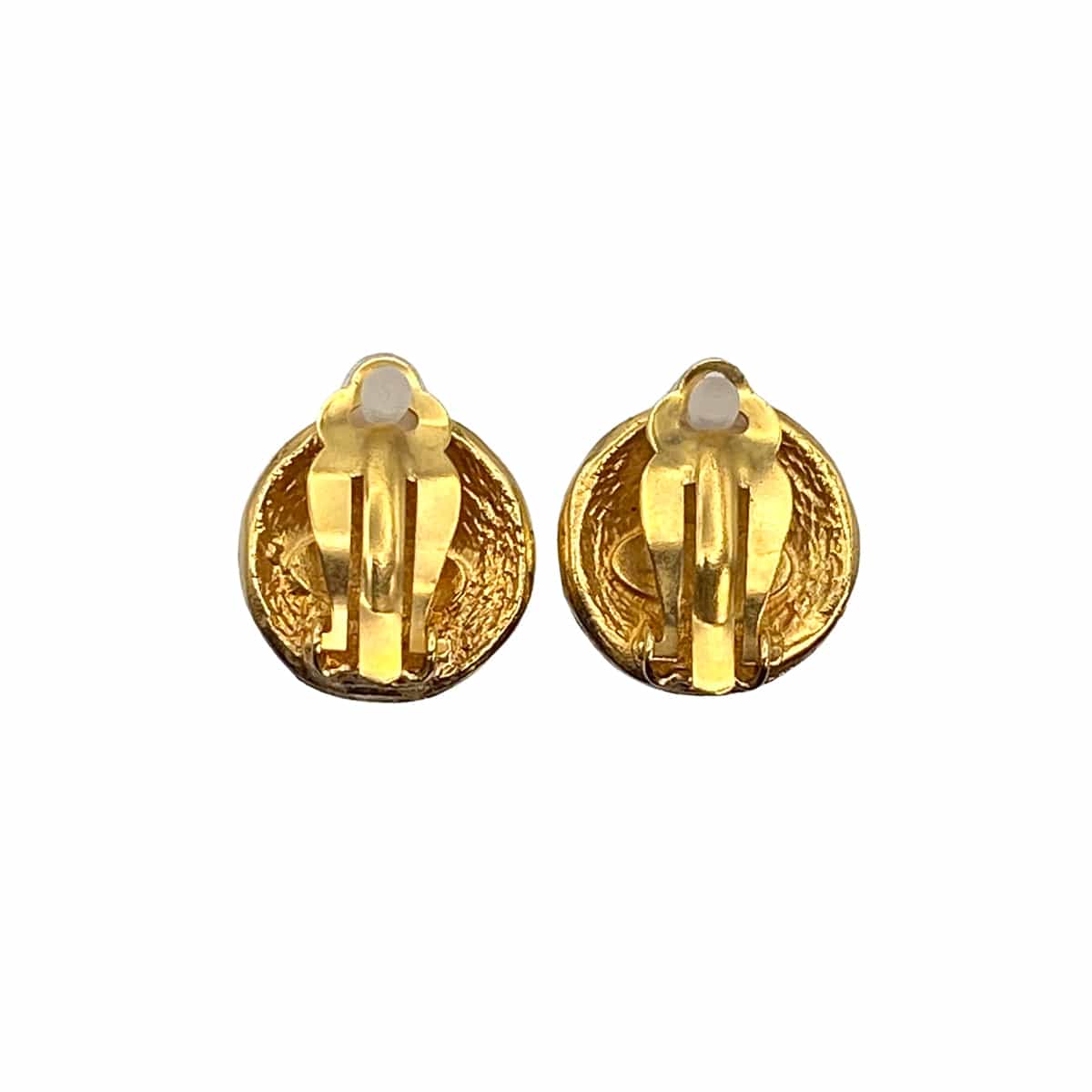 Luxury Promise Japan VINTAGE CHANEL EARRINGS ROUND 31 RUE CAMBON GOLD ACCESSORY 90321096