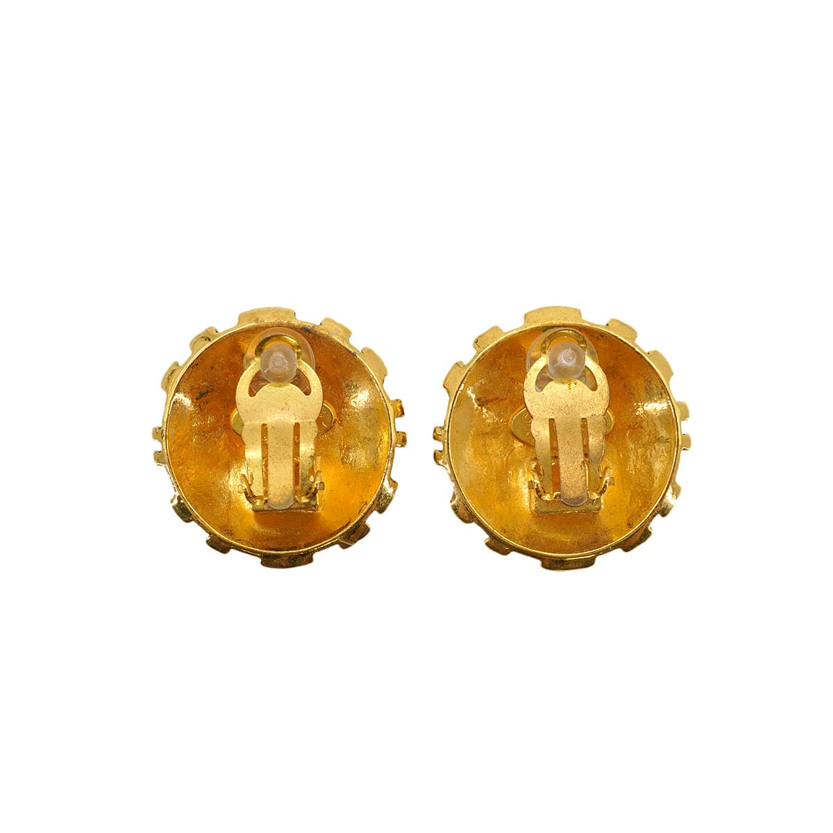 Luxury Promise Japan VINTAGE CHANEL EARRINGS ROUND COCOMARK ACCESSORY 25 90334993