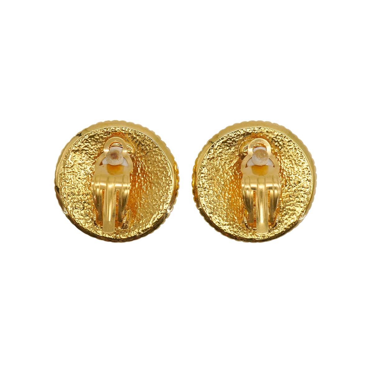 Luxury Promise Japan VINTAGE CHANEL EARRINGS ROUND COCOMARK ACCESSORY 96A 90334997