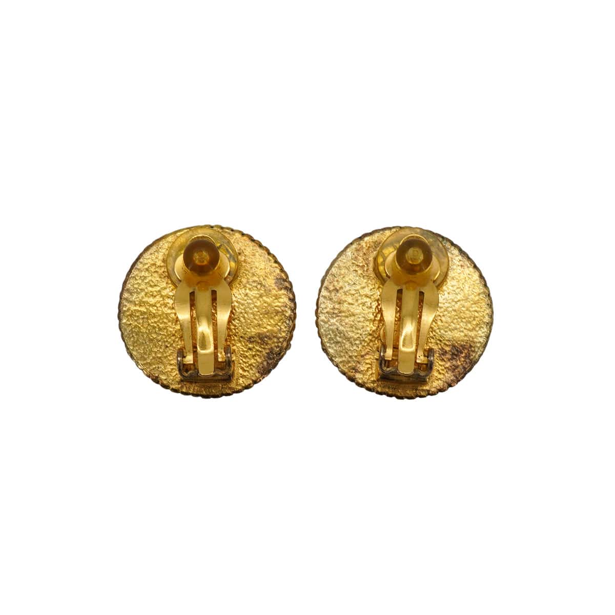 Luxury Promise Japan VINTAGE CHANEL EARRINGS ROUND COCOMARK ACCESSORY 97A 90334878