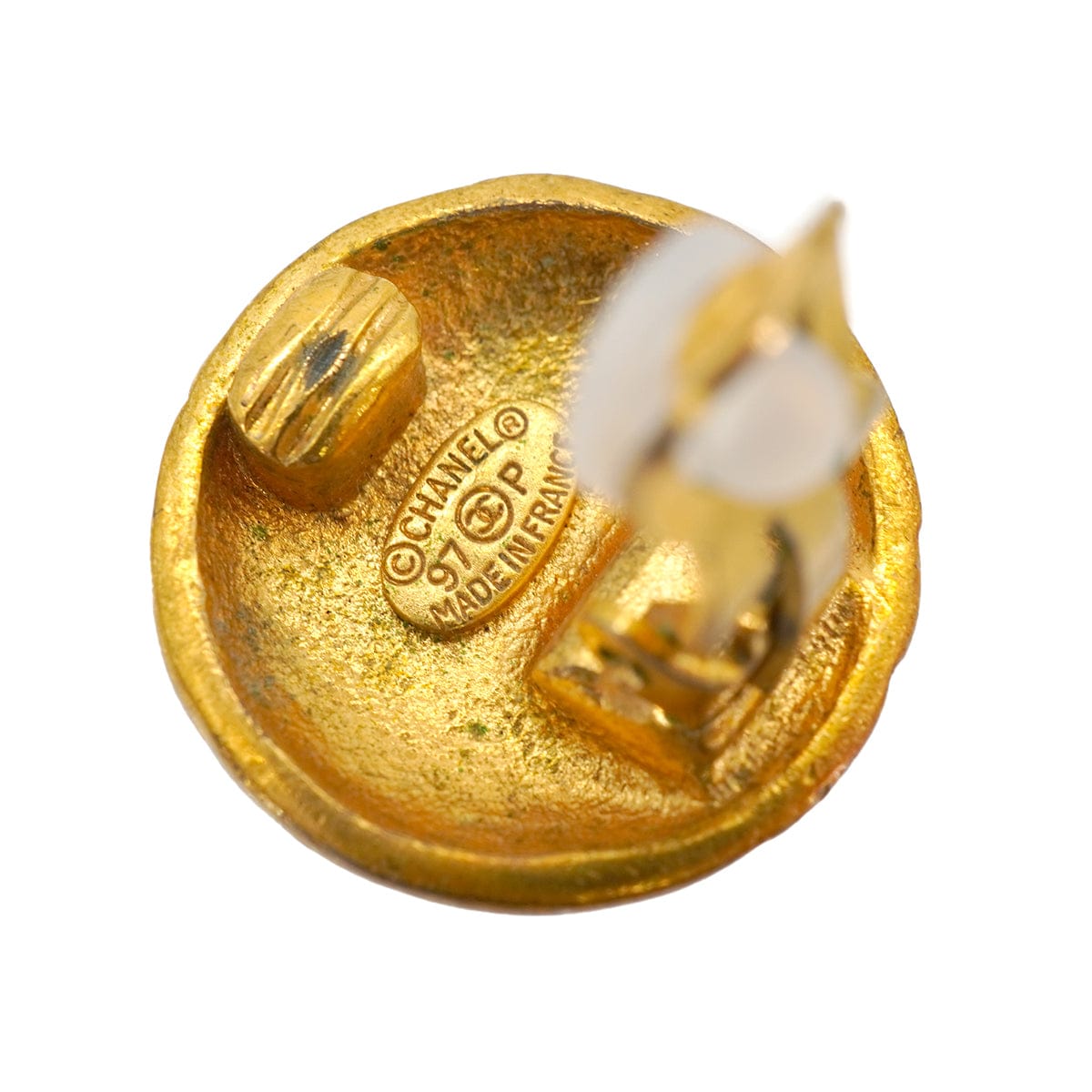 Luxury Promise Japan VINTAGE CHANEL EARRINGS ROUND COCOMARK ACCESSORY 97P 90334995